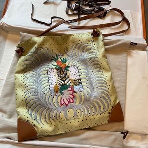 Hermes silk city bag